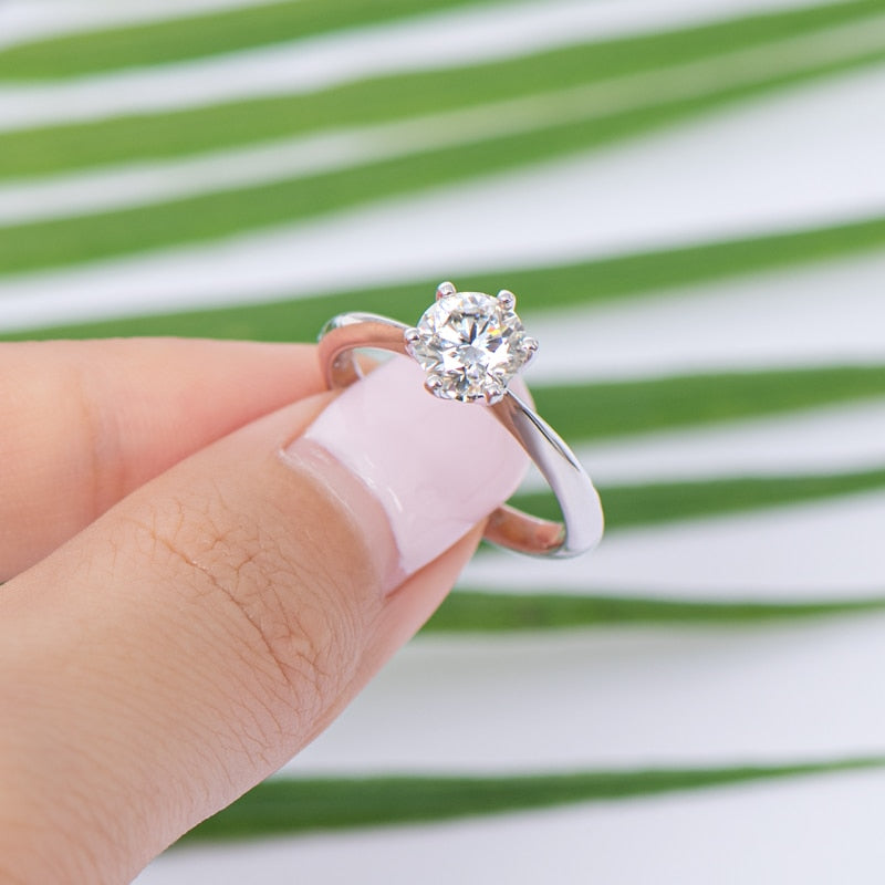 Moissanite Diamond Ring