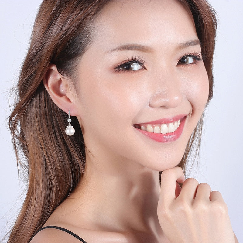 Pearl Dangle Earrings