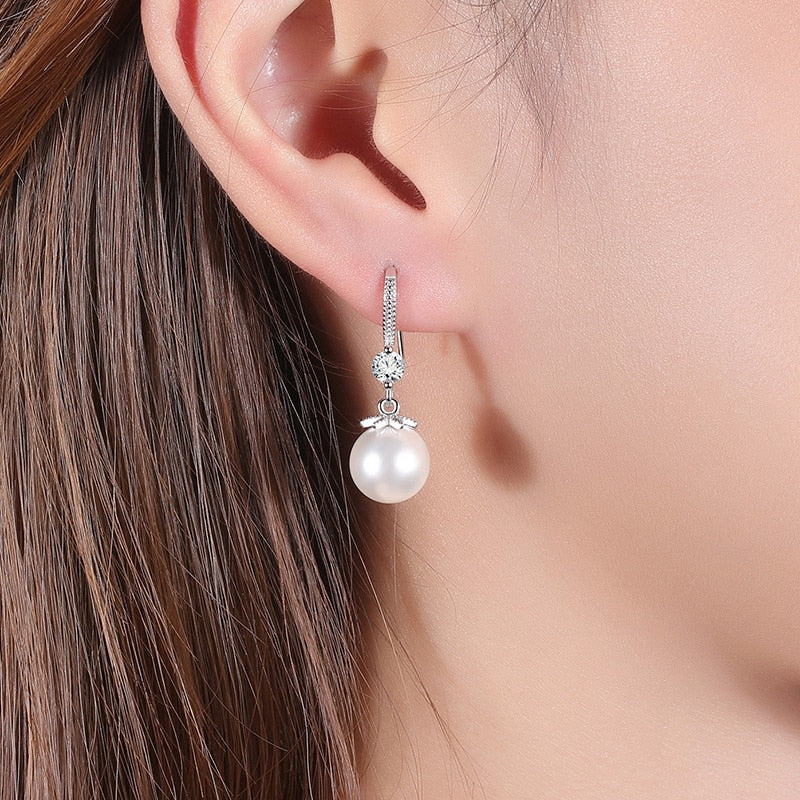 Pearl Dangle Earrings