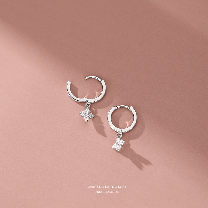 Silver Flower Earring