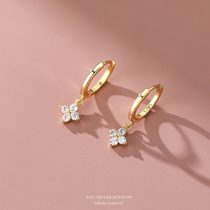 Silver Flower Earring